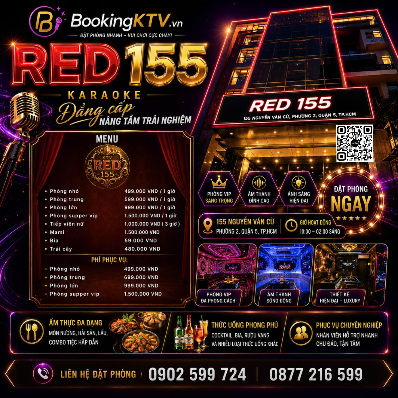 Avatar Booking KTV Karaoke Red 155 Nguyễn Văn Cừ