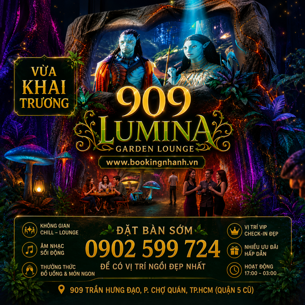 909 Lumina Garden | Trần Hưng Đạo | Menu