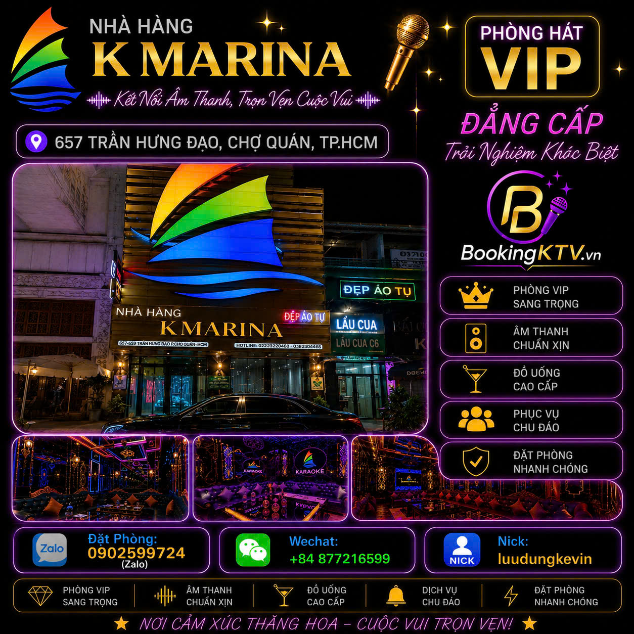 Banner Booking KTV K Marina