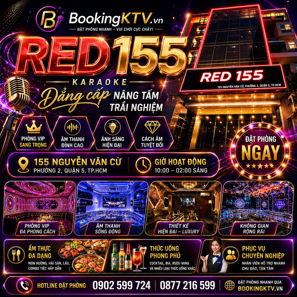 Banner Booking KTV Red 155