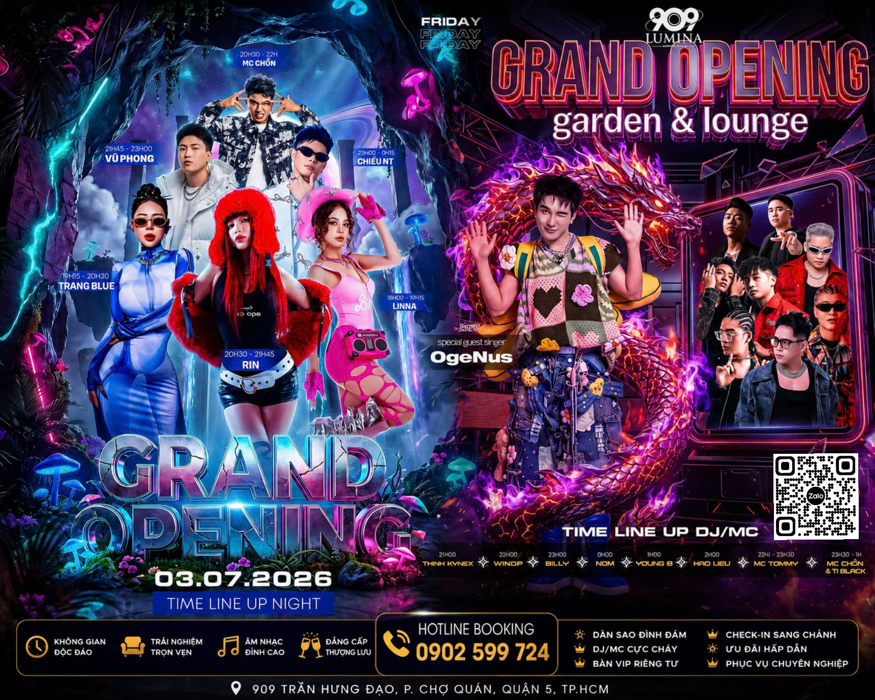 Banner Sự Kiện Khai Trương 909 Lumina