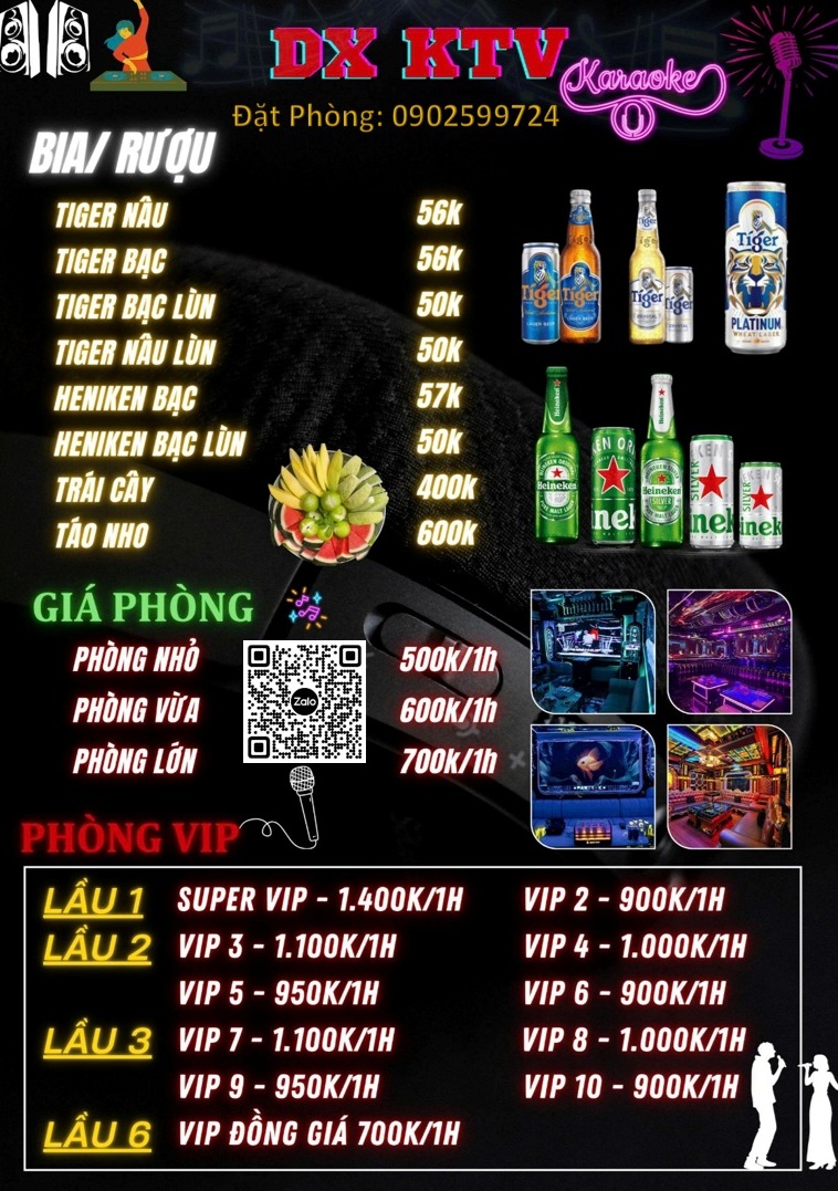Menu Du Xuân KTV 3 Trần Khắc Trân