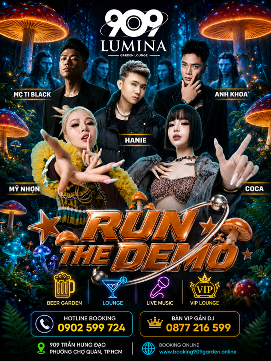 Poster 909 Lumina Garden Booking Đặt Bàn
