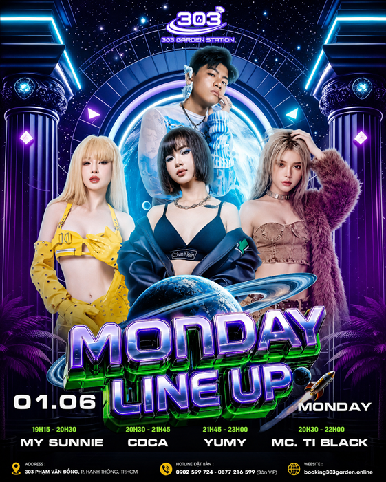 Poster Event DJ 303 Garden Station
