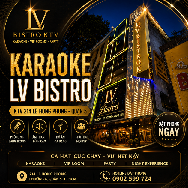 Hình Ảnh Quán Karaoke LV Bistro 214 Lê Hồng Phong