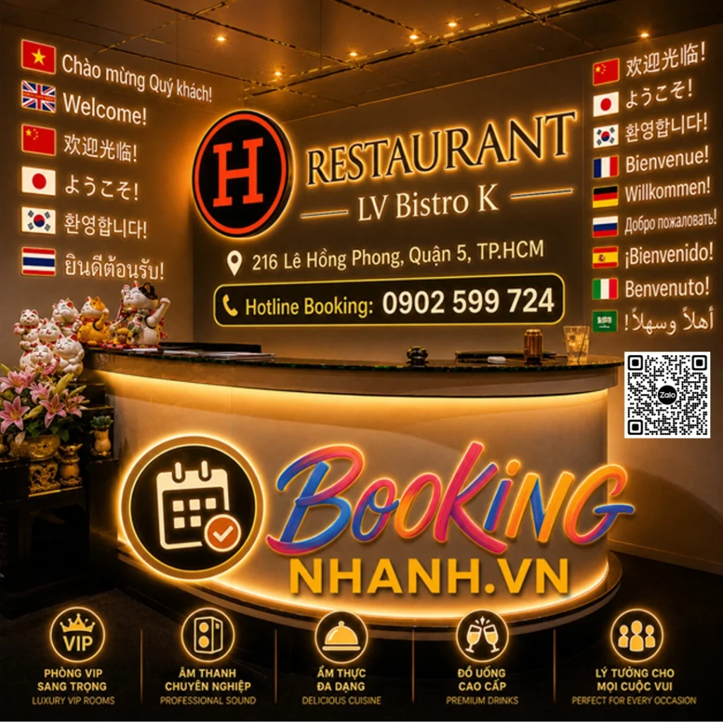 Karaoke Hermes Paris - H Restaurant - KTV 216 Lê Hồng Phong | Menu
