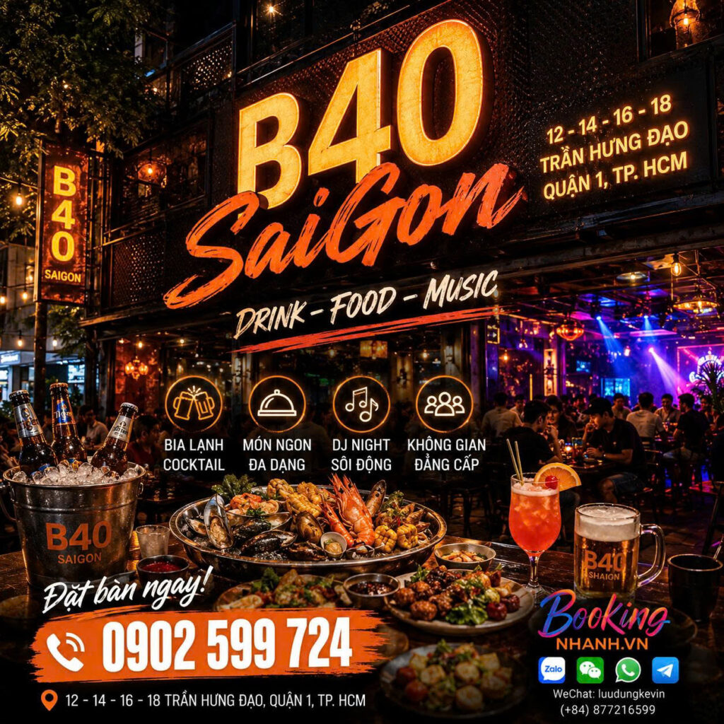 B40 Saigon Booking Nhanh Hình