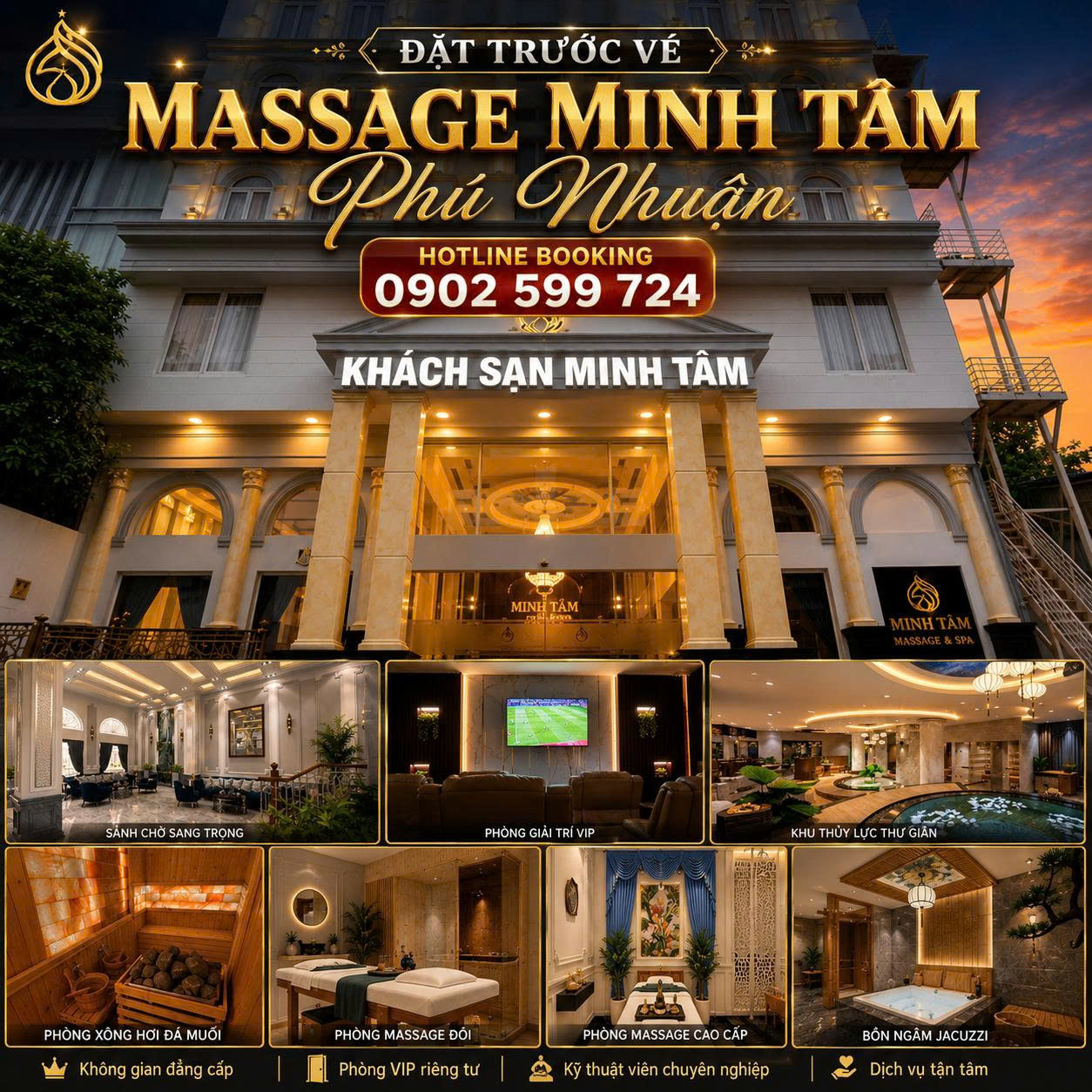 Hình Ảnh Massage Minh Tâm Phú Nhuận