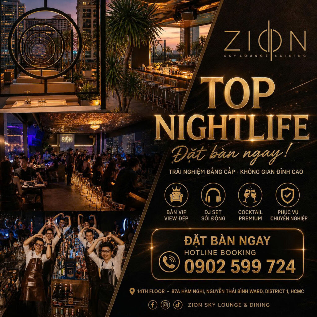 Hình Bìa Zion Sky Lounge 87A Hàm Nghi