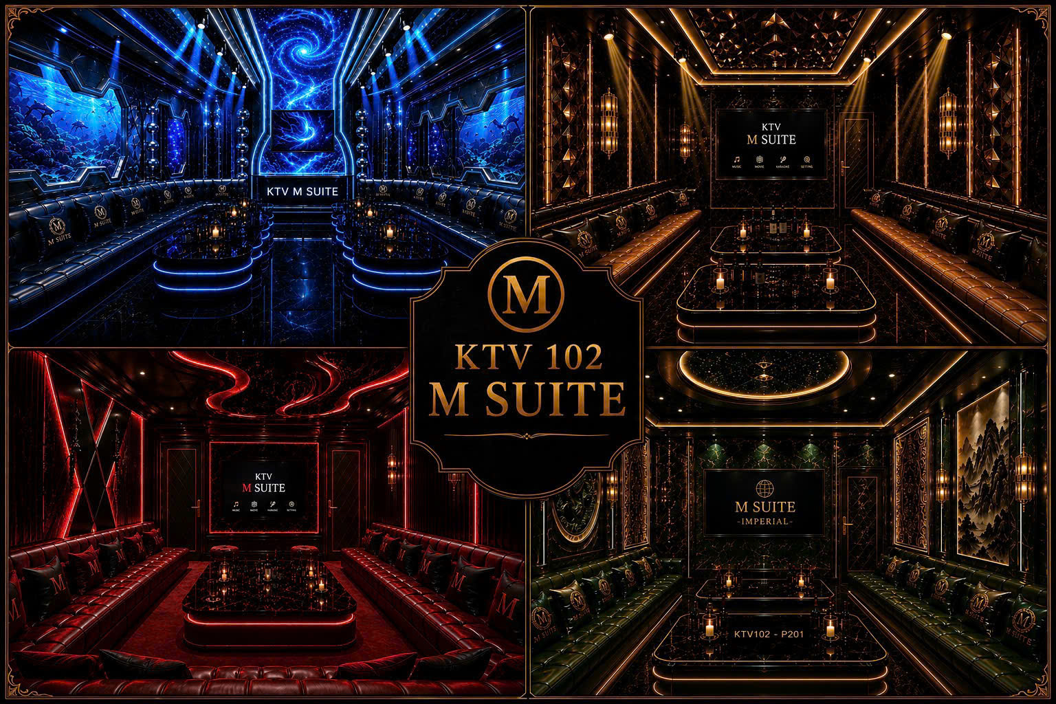 Hình Phòng KTV Karaoke M-Suite