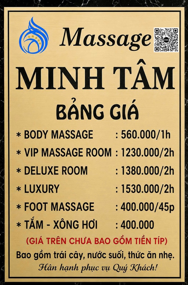 Massage Minh Tâm Phú Nhuận Booking Vé