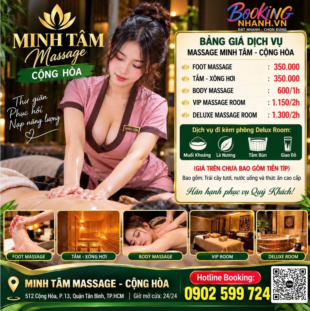 Hình ảnh Đặt Phòng Massage Minh Tâm Cộng Hòa