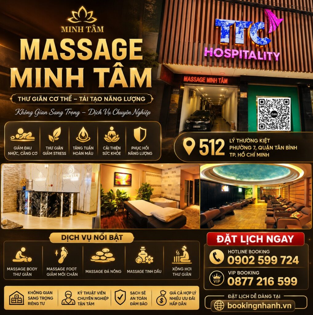 Massage Minh Tâm 512 Lý Thường Kiệt Bảng Giá