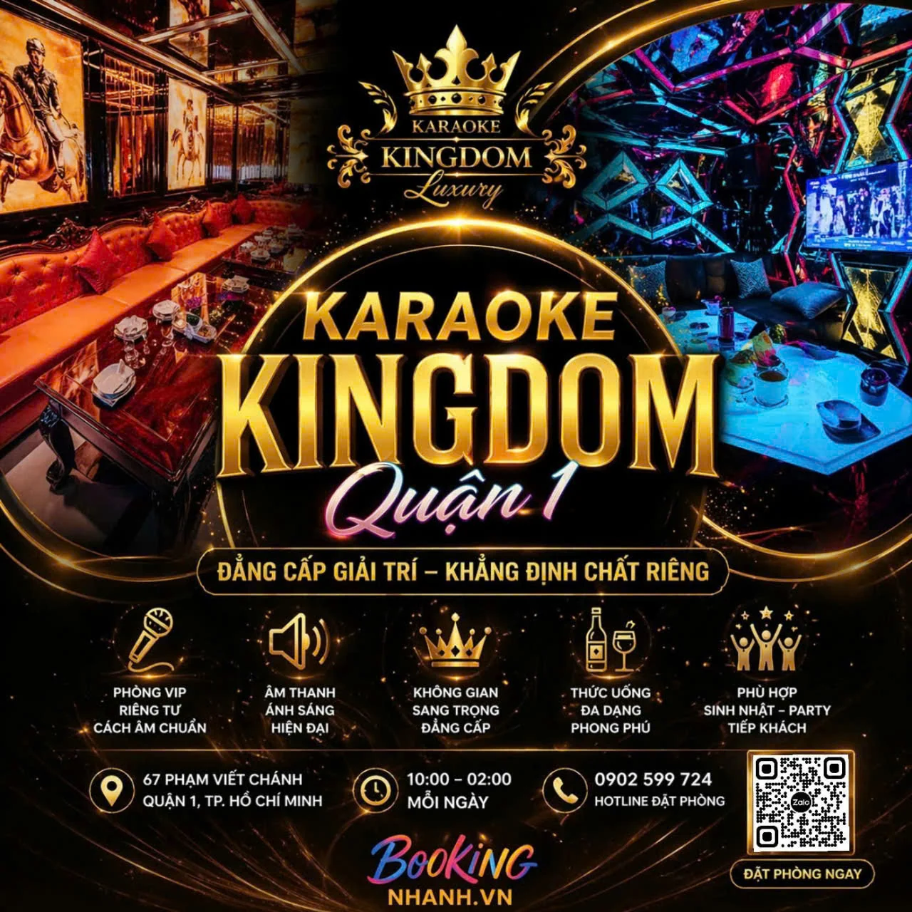 Không gian phòng hát Karaoke Kingdom - góc 2