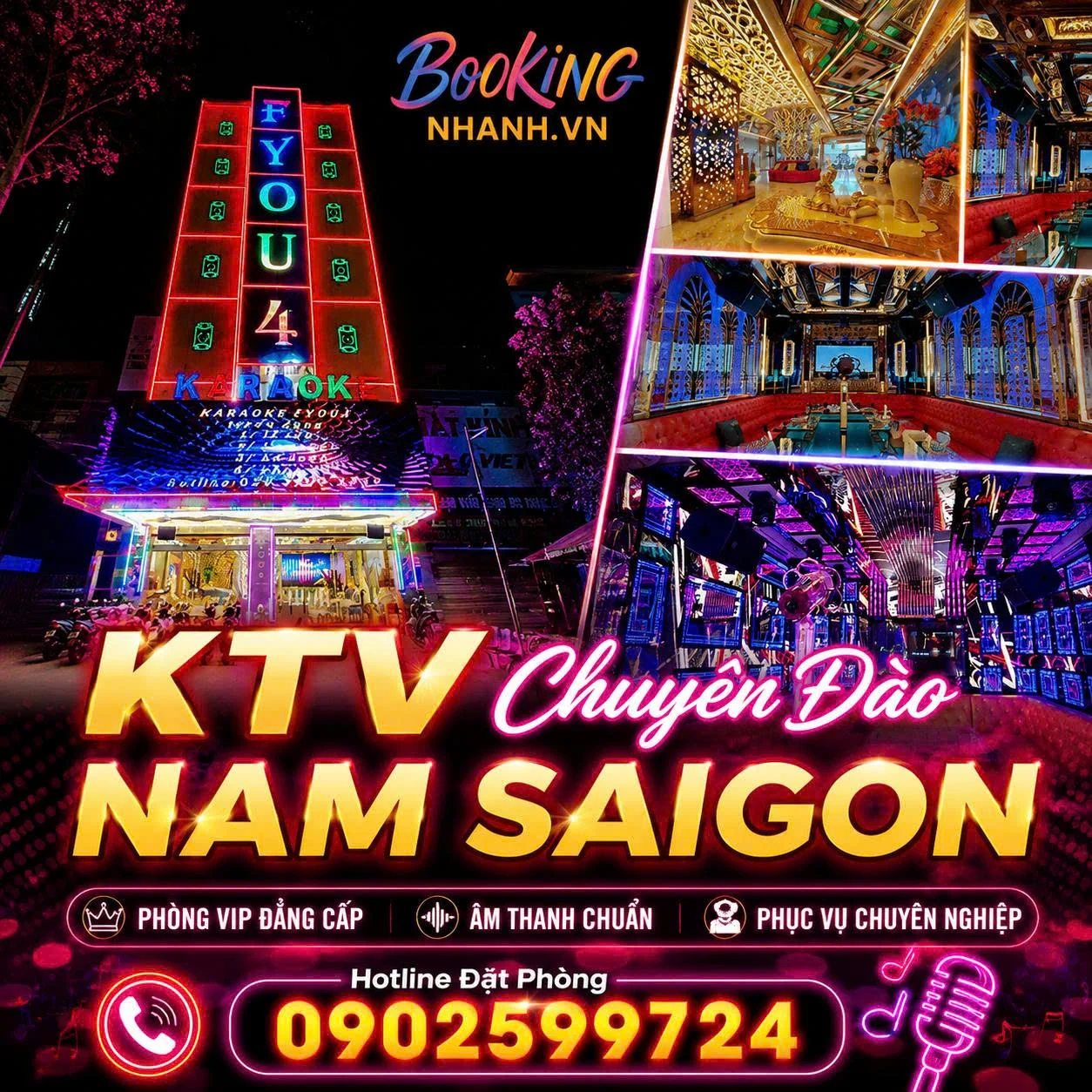 Mặt tiền và lối vào For You 4 KTV