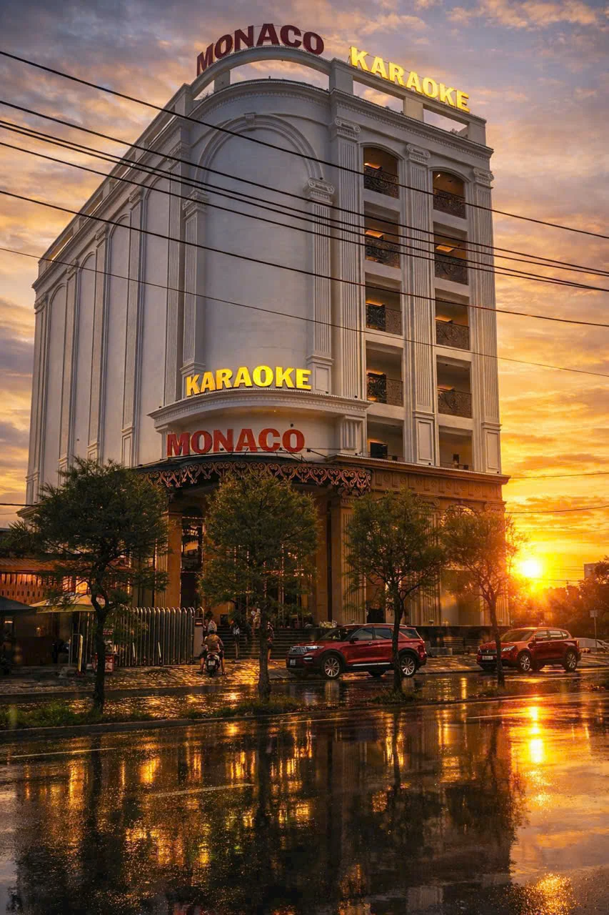 Mặt tiền hoặc nhận diện Karaoke Monaco