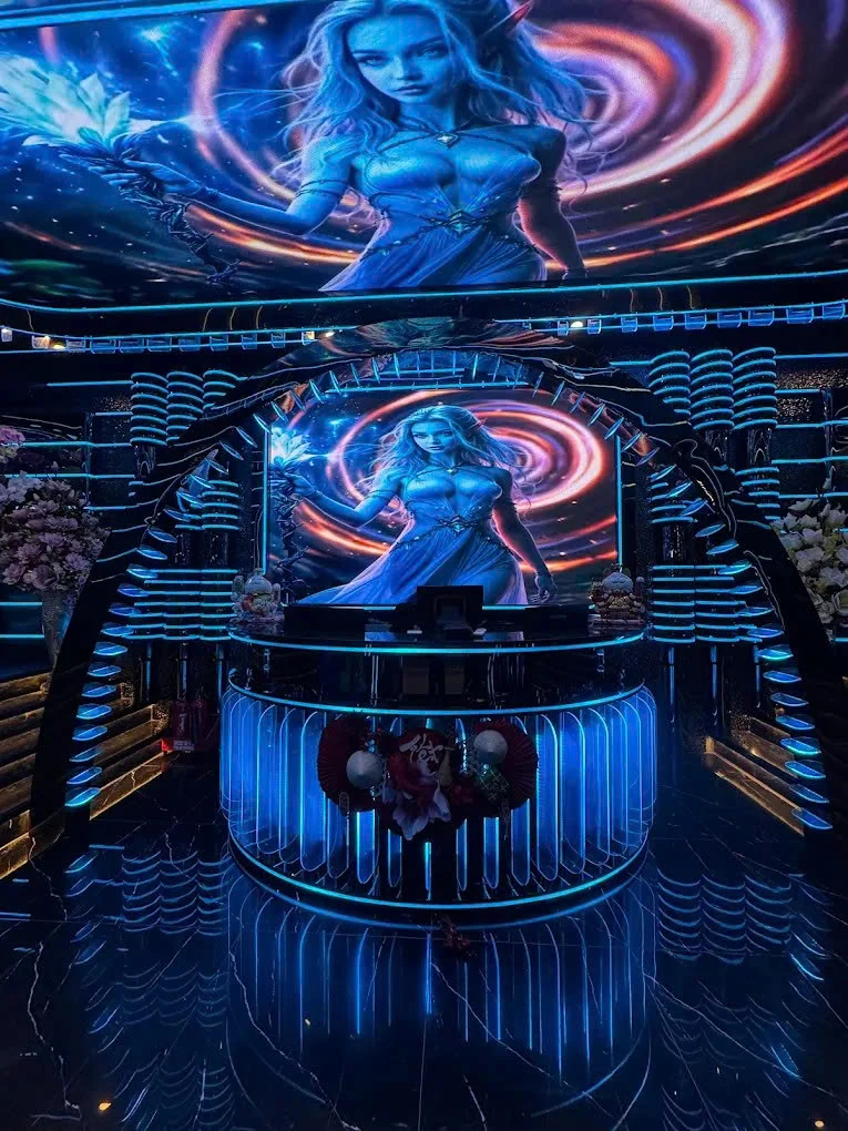 Không gian thực tế tại Dragon Palace KTV, góc 1