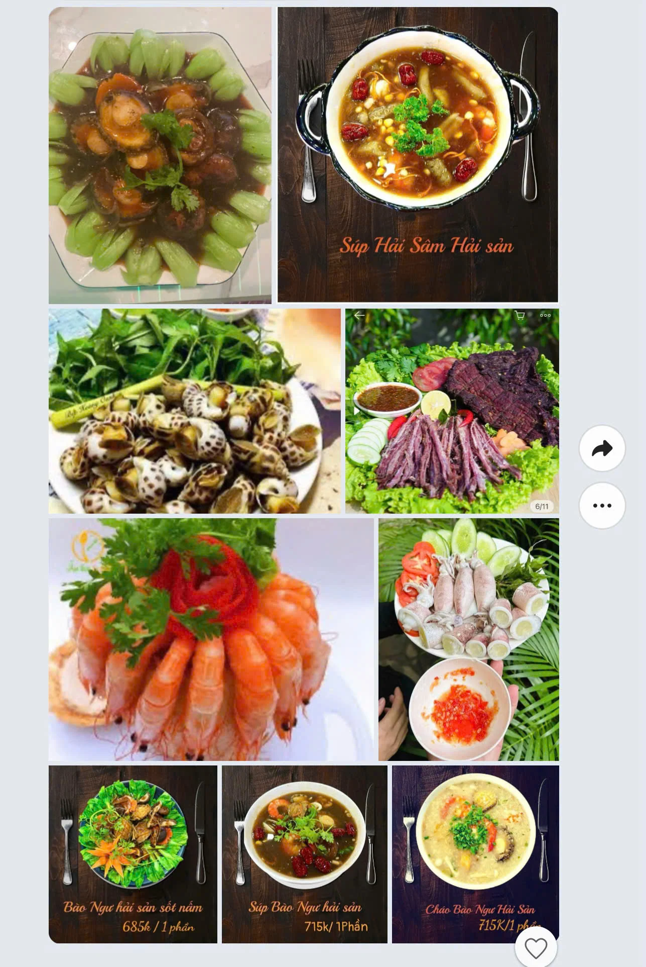 Menu và đồ uống tham khảo tại Karaoke Las Vegas