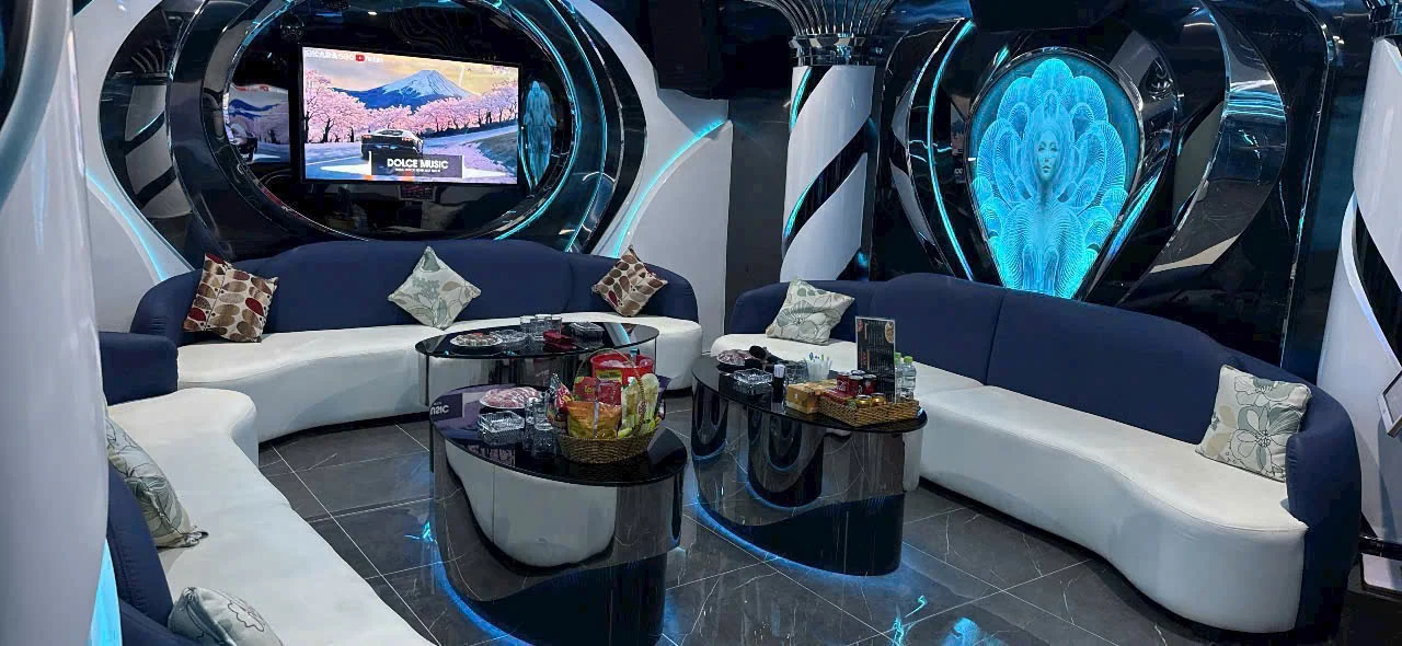 Không gian phòng thực tế tại Karaoke Monaco, góc 2