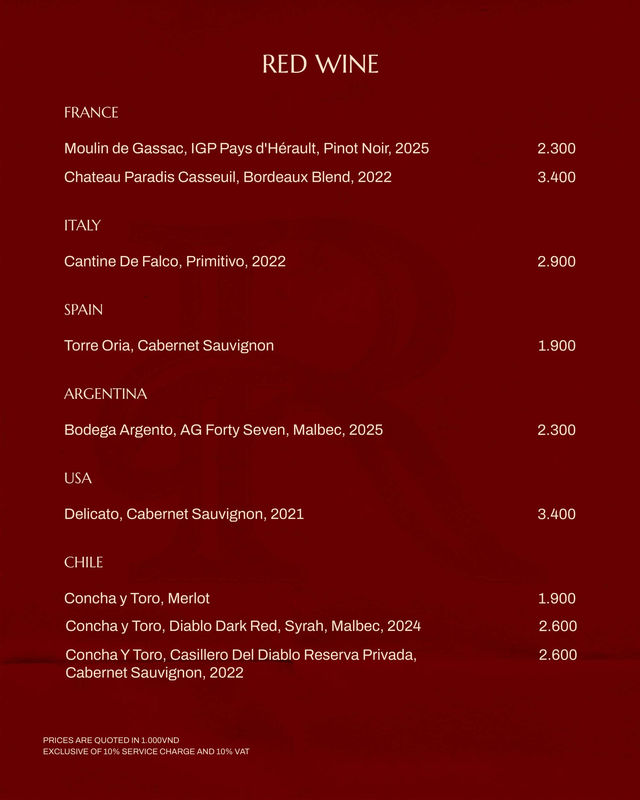 Menu Thực Đon Tàu REVER Cruises Saigon (19)