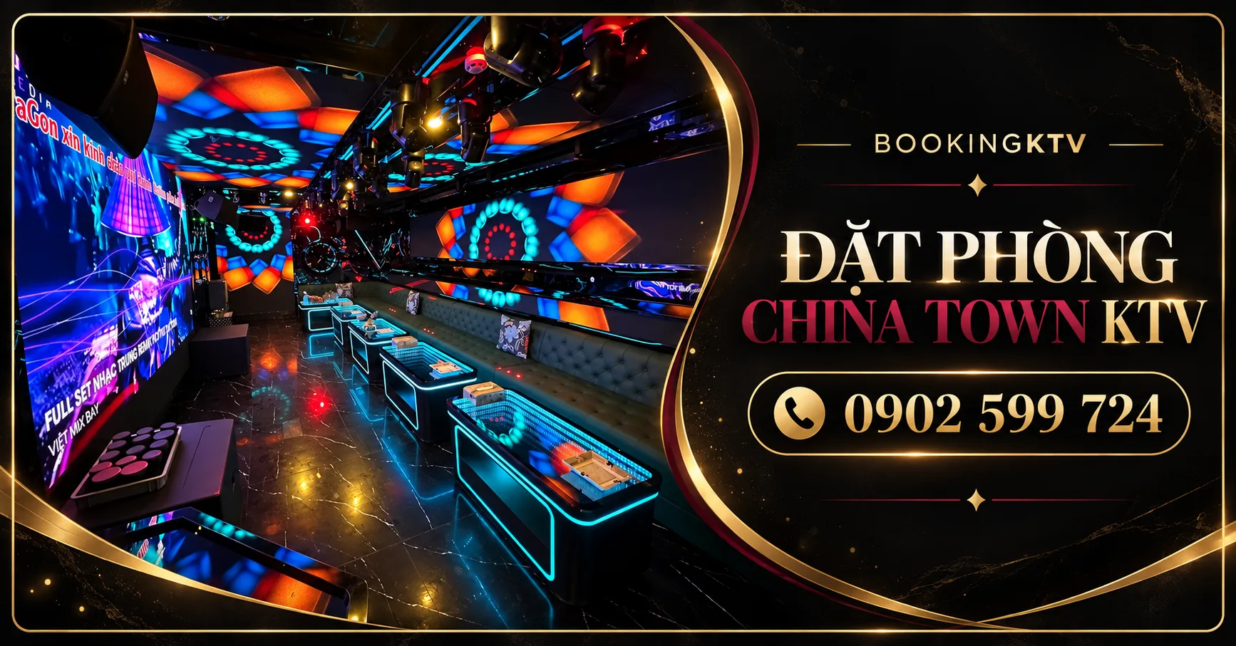 Đặt phòng Karaoke China Town KTV qua BookingKTV