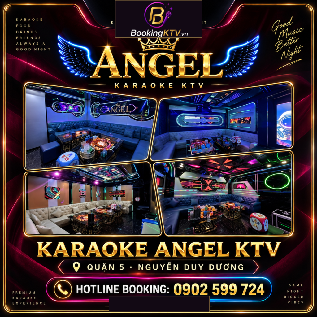 Thumbnail chính thức BookingKTV cho Karaoke ANGEL KTV Quận 5