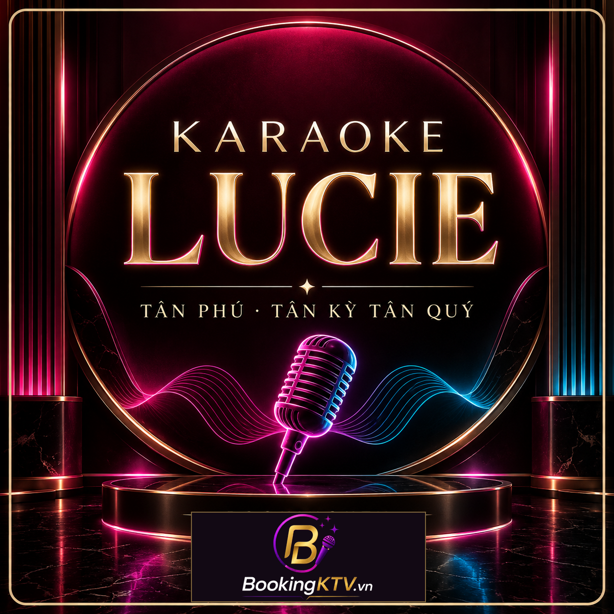 Thumbnail chính thức BookingKTV cho Karaoke LUCIE Tân Phú