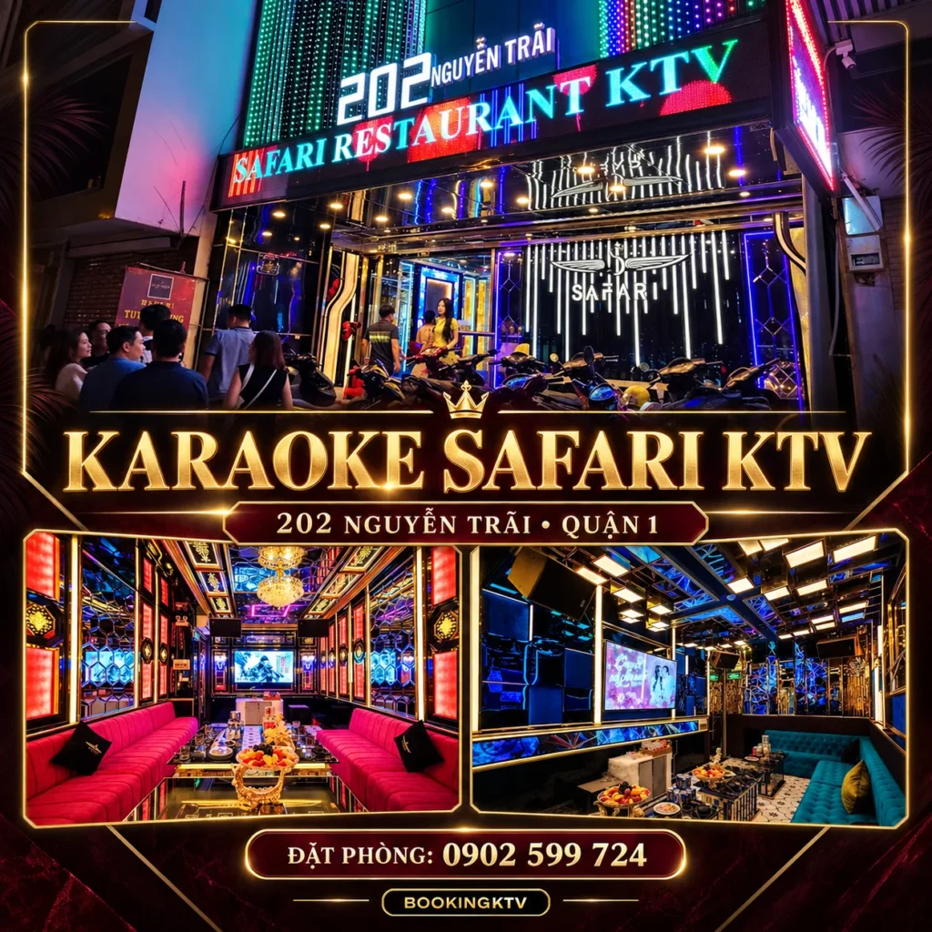 Đặt phòng Karaoke Safari KTV qua BookingKTV