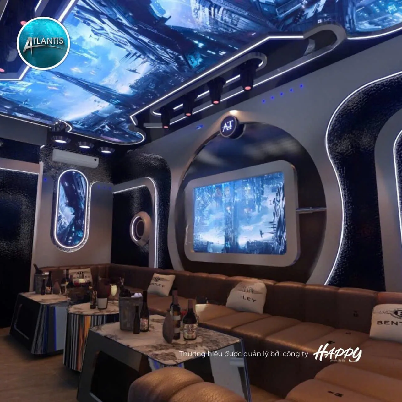 Không gian phòng hát Karaoke Atlantis - góc 10