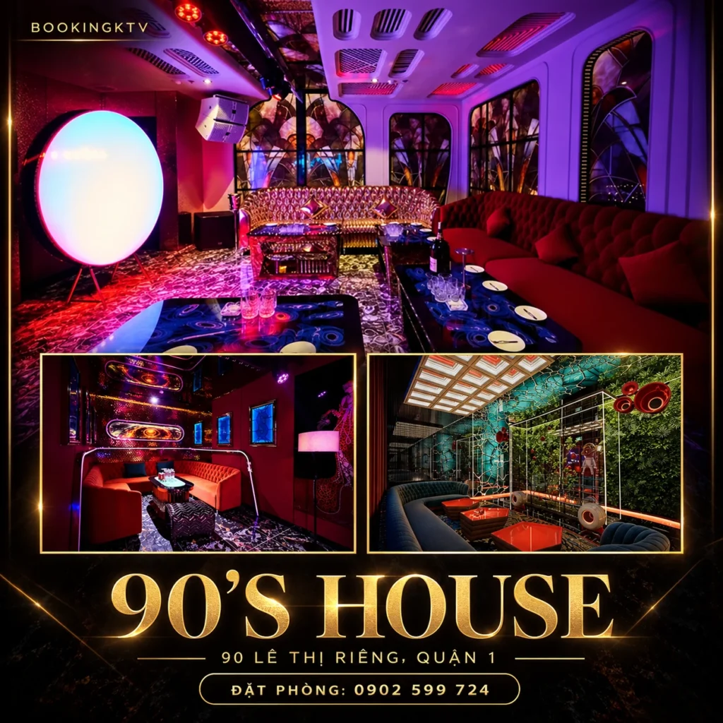 Đặt phòng 90’s House qua BookingKTV