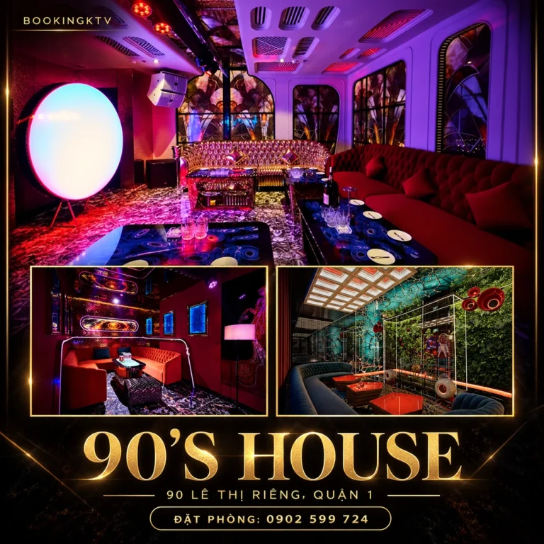 Đặt phòng 90’s House qua BookingKTV