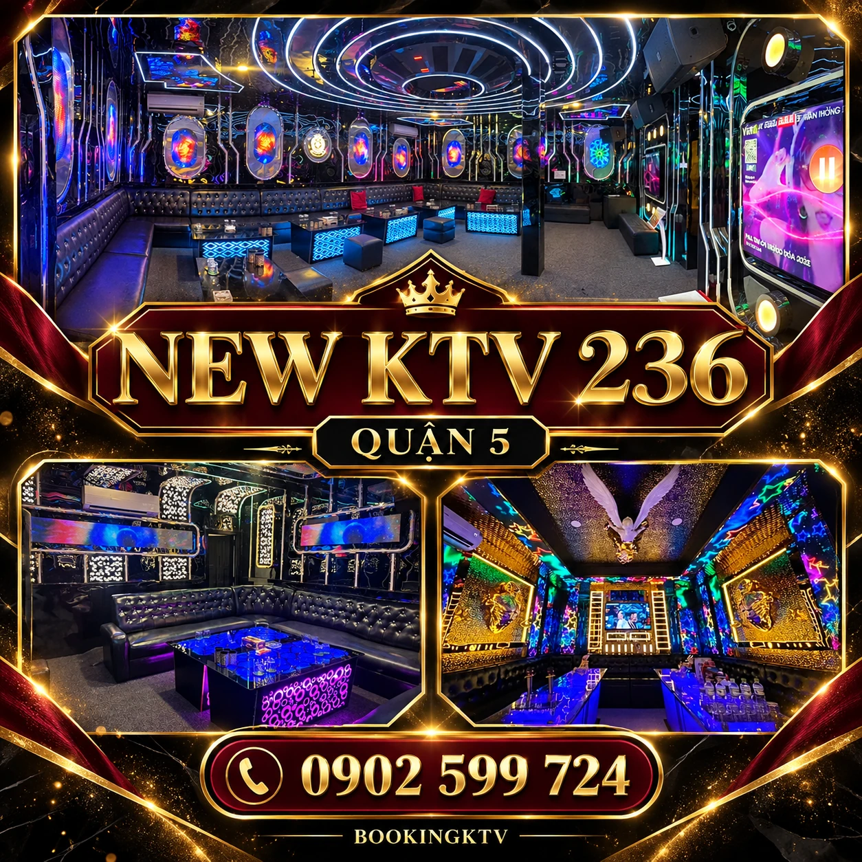 Không gian phòng hát Karaoke New KTV - góc 1