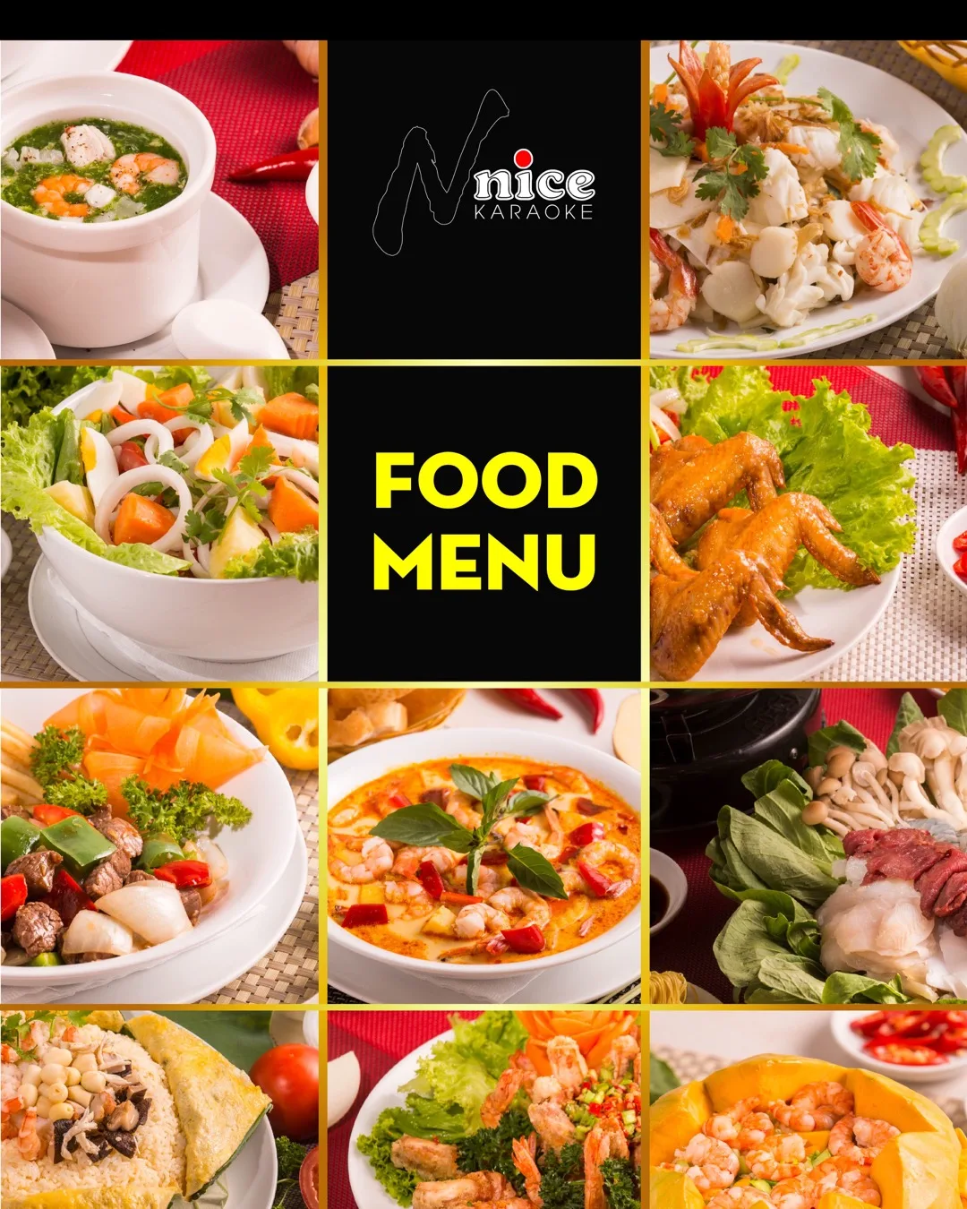 Thực đơn món ăn Karaoke Nnice