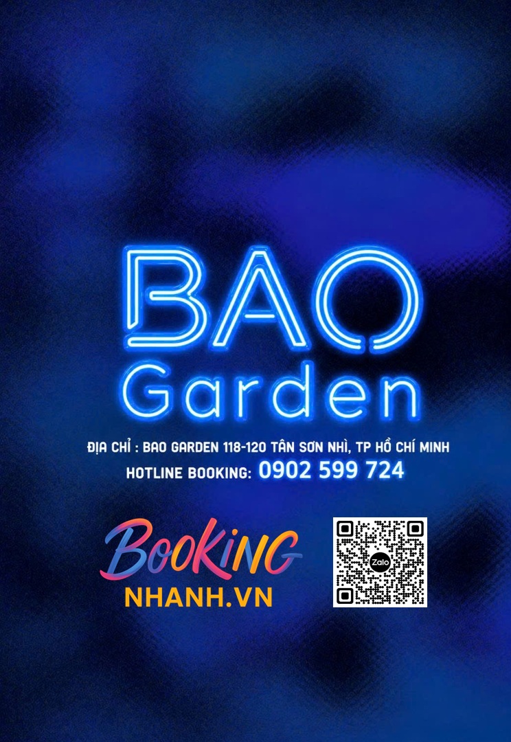 Menu Báo Garden Booking Nhanh Đặt Bàn